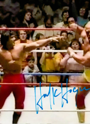 Hulk Hogan et Ricky Steamboat, photo 8x10 signée en double (avec Beckett)