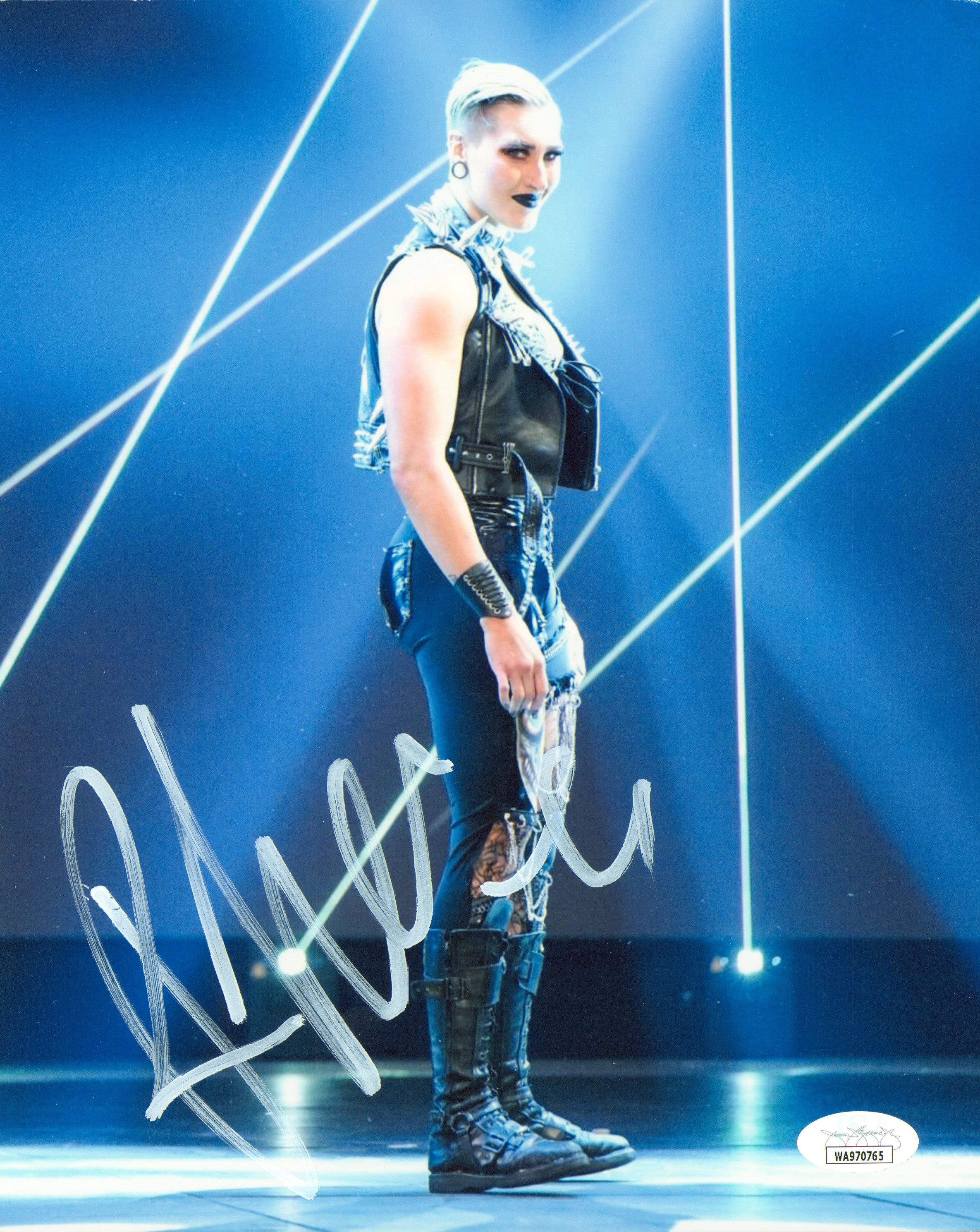 Signed Rhea Ripley Rhea Ripley signed 8x10 Photo (w/ JSA) – Signed By Superstars