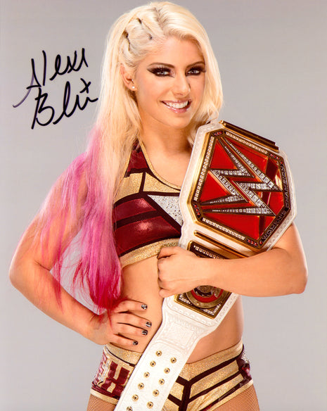 Alexa Bliss signed 8x10 Photo