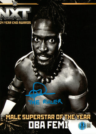 Oba Femi signed 8x10 Photo (w/ Beckett)