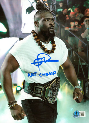 Oba Femi signed 8x10 Photo (w/ Beckett)