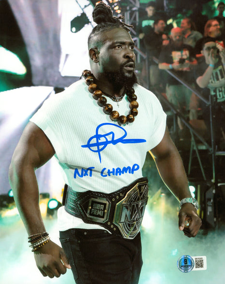Oba Femi signed 8x10 Photo (w/ Beckett)