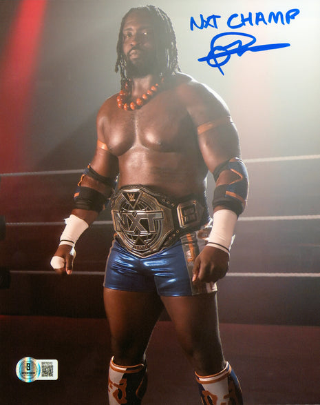 Oba Femi signed 8x10 Photo (w/ Beckett)