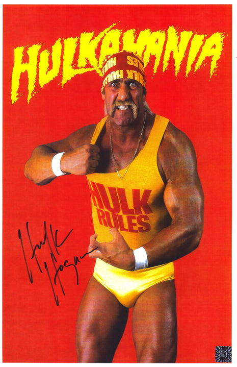 Hulk Hogan signed 11x17 Photo (w/ Beach Shop COA)