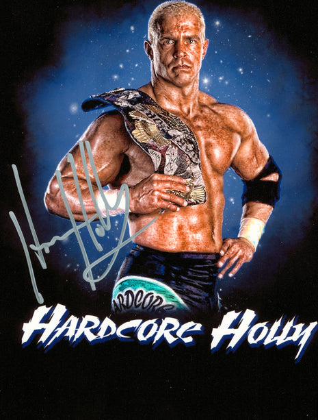 Hardcore Holly signed 8x10 Photo