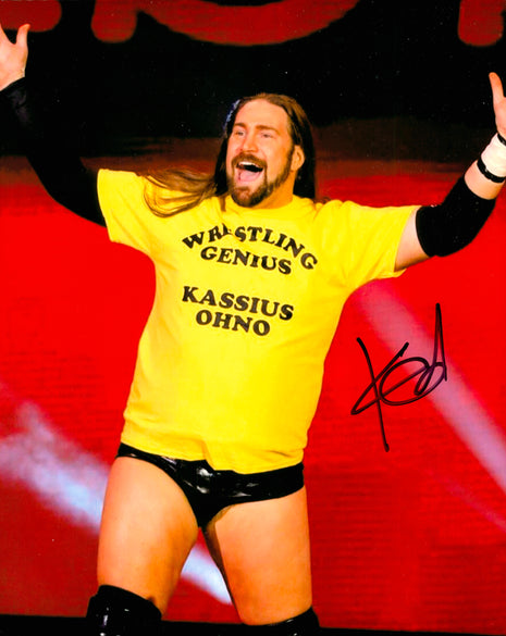 Kassius Ohno signed 8x10 Photo