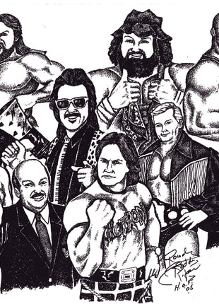 Tony Atlas signed 11x17 Art Print