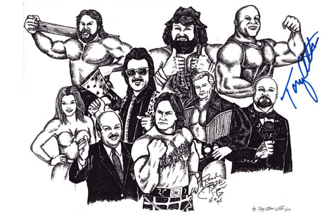 Tony Atlas signed 11x17 Art Print