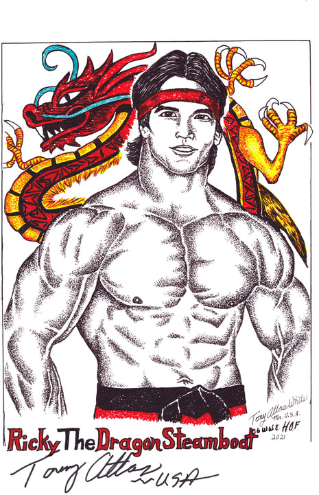 Tony Atlas signed 11x17 Art Print
