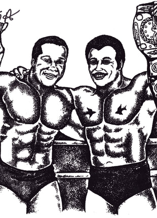 Tony Atlas signed 11x17 Art Print