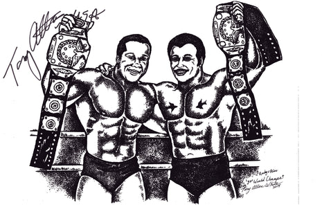Tony Atlas signed 11x17 Art Print