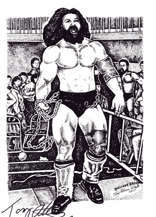 Tony Atlas signed 11x17 Art Print