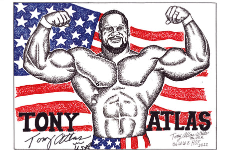 Tony Atlas signed 11x17 Art Print