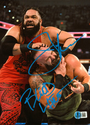 Jacob Fatu signed 8x10 Photo (w/ Beckett)