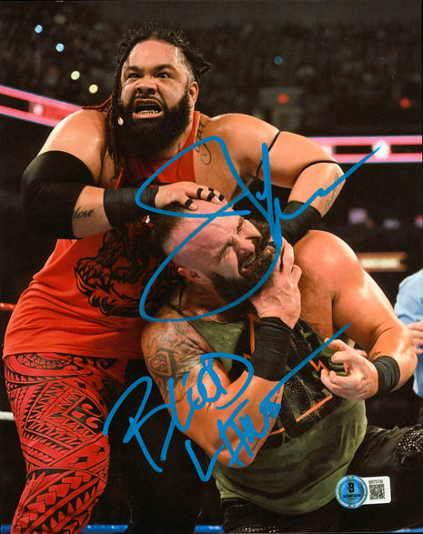 Jacob Fatu signed 8x10 Photo (w/ Beckett)