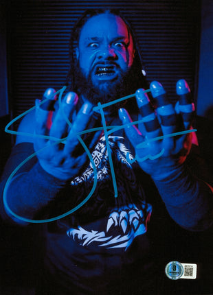 Jacob Fatu signed 8x10 Photo (w/ Beckett)