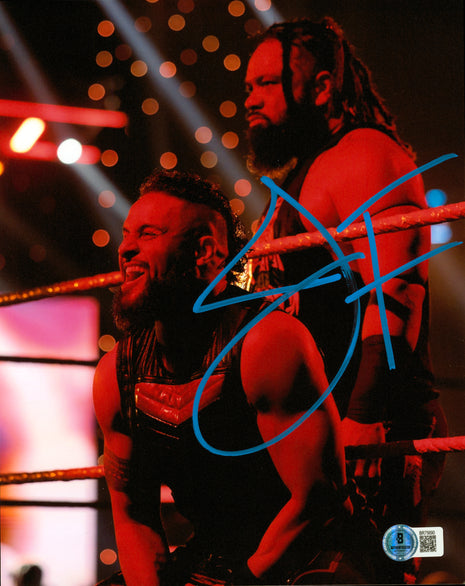 Jacob Fatu signed 8x10 Photo (w/ Beckett)