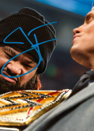 Jacob Fatu signed 8x10 Photo (w/ Beckett)