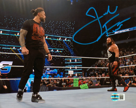 Jacob Fatu signed 8x10 Photo (w/ Beckett)