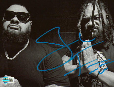 Jacob Fatu signed 8x10 Photo (w/ Beckett)