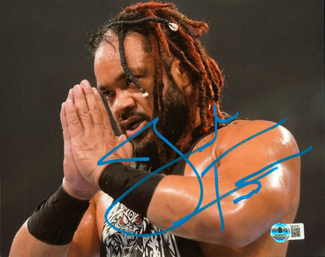 Jacob Fatu signed 8x10 Photo (w/ Beckett)