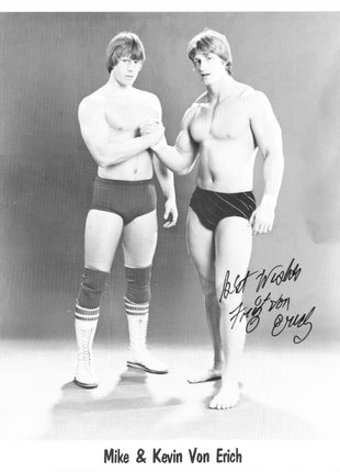 Fritz Von Erich signed 8x10 Photo