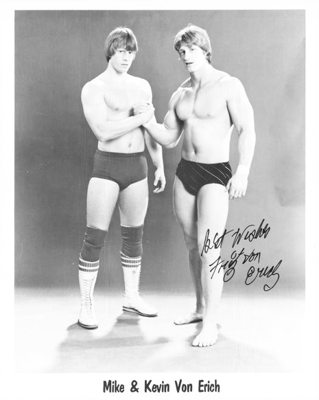 Fritz Von Erich signed 8x10 Photo