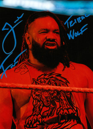 Jacob Fatu signed 8x10 Photo