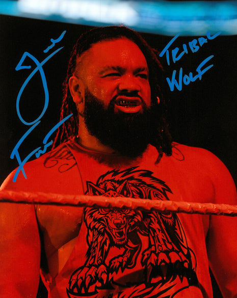 Jacob Fatu signed 8x10 Photo