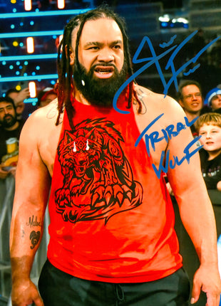Jacob Fatu signed 8x10 Photo