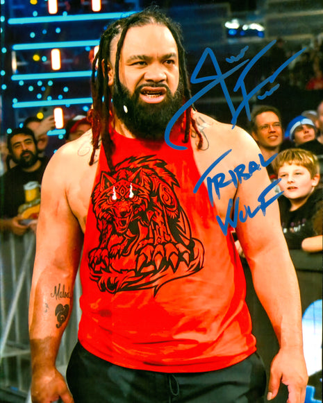 Jacob Fatu signed 8x10 Photo
