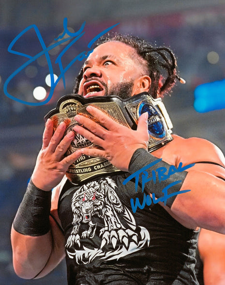 Jacob Fatu signed 8x10 Photo