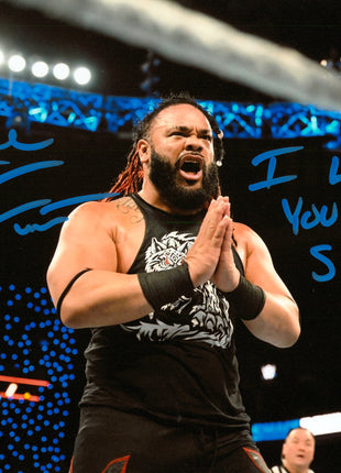 Jacob Fatu signed 8x10 Photo