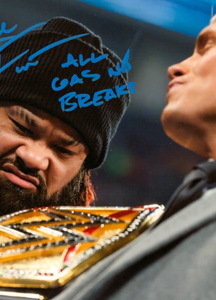 Jacob Fatu signed 8x10 Photo