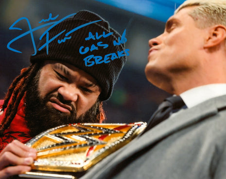 Jacob Fatu signed 8x10 Photo