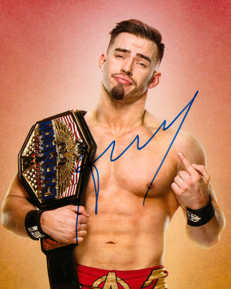Austin Theory signed 8x10 Photo