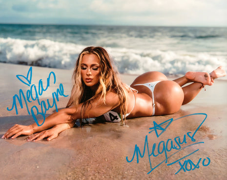 Megan Bayne signed 8x10 Photo