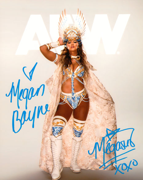 Megan Bayne signed 8x10 Photo