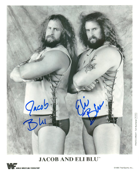 Jacob & Eli Blu dual signed 8x10 Photo