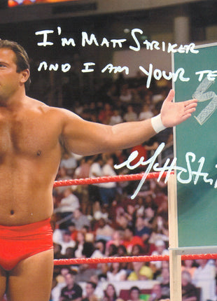 Matt Striker signed 8x10 Photo