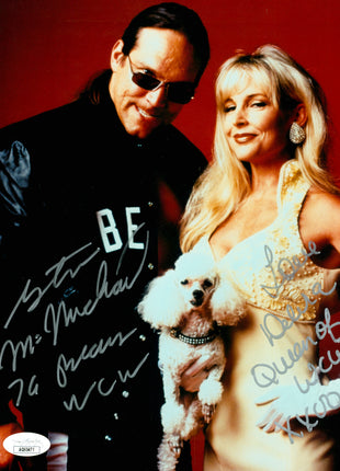 Steve McMichael & Debra dual signed 8x10 Photo (w/ JSA)