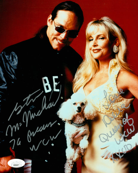 Steve McMichael & Debra dual signed 8x10 Photo (w/ JSA)