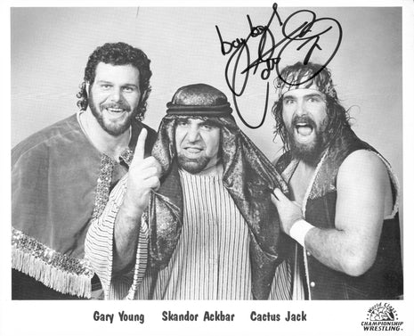 Cactus Jack signed 8x10 Photo