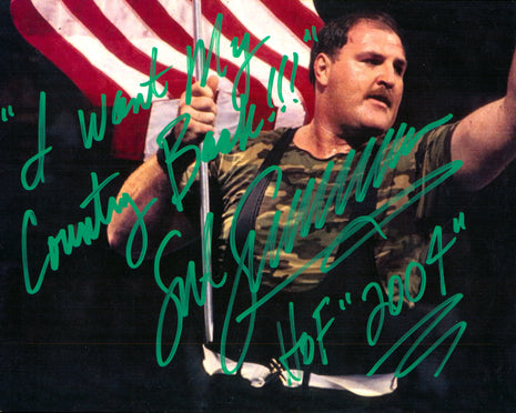 Sgt Slaughter signed 8x10 Photo