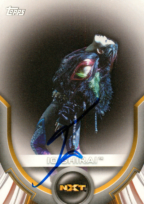 Io Shirai signed 2020 Topps WWE NXT Trading Card