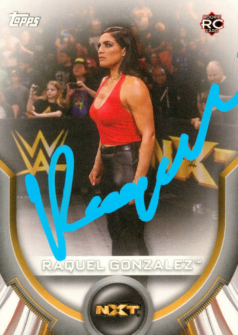Raquel Gonzalez signed 2020 Topps WWE NXT Trading Card