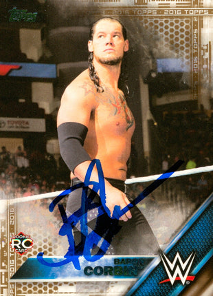 Baron Corbin signed 2016 Topps WWE Trading Card