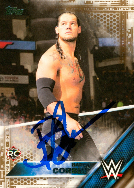 Baron Corbin signed 2016 Topps WWE Trading Card
