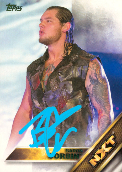 Baron Corbin signed 2016 Topps WWE Trading Card
