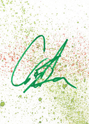 Great Muta signed Mist 8x10 Canvas Board